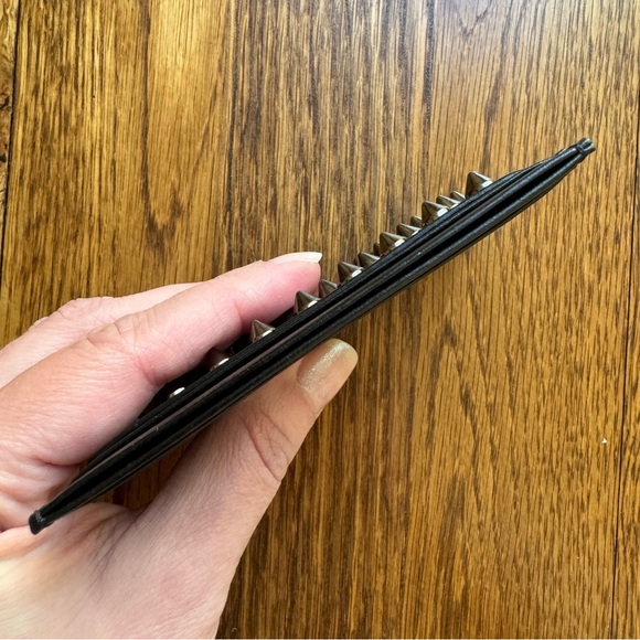 ❤️SOLD❤️ Christian Louboutin Black Studded Cardholder - Picture 9 of 9